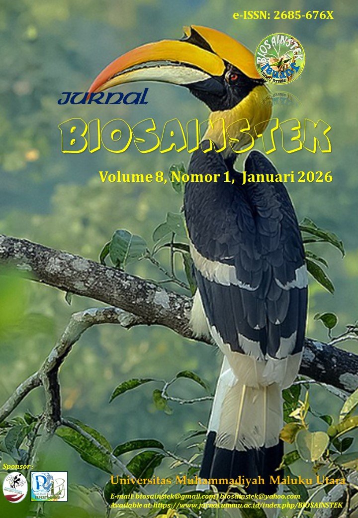 					View Vol. 8 No. 1 (2026): Jurnal BIOSAINSTEK
				